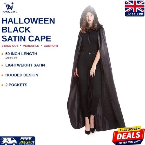 Halloween cloak black - halloween,