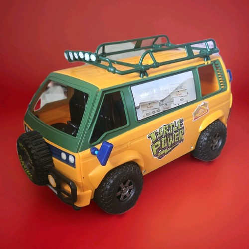 Tmnt pizza fire delivery van - fire,