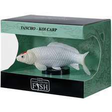 Koi figurine tancho white with - koi,