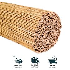 3M Bamboo Screening Roll Natural Fence Panel Quality Reed Fencing Garden Outdoor