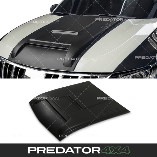 Matte black bonnet - matte, cover