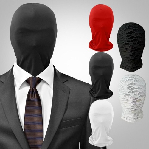 2pcs black cosplay - full, mask
