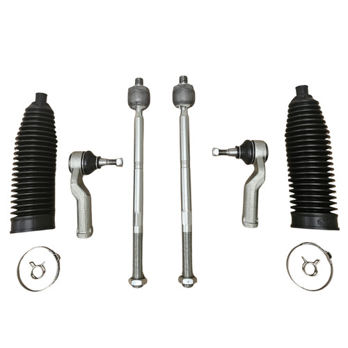 Inner outer tie - track, rod