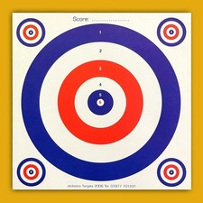 Card targets air gun - gun, pistol