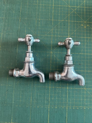 Pair vintage 1930s chrome - vintage,