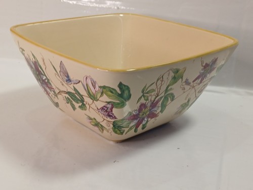 Decorative ceramic square bowl - ceramic,