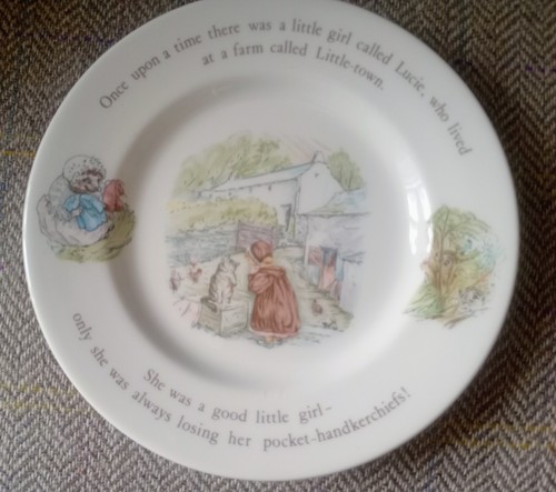 Mrs tiggywinkle plate - mrs,