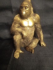 Approx 8 In Tall Resin Gorilla
