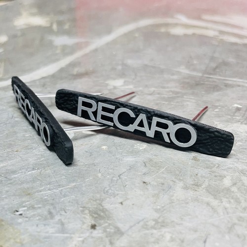 Recaro seat badge set - recaro,