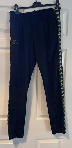 Black kappa tracksuit - black,