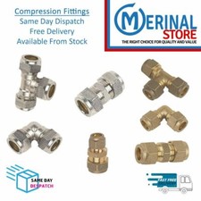 Compression pipe fittings - pipe,
