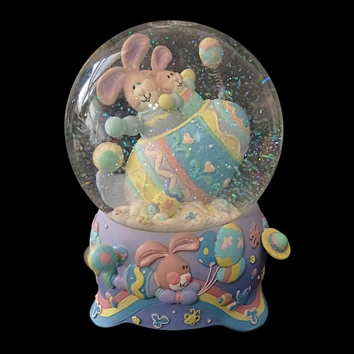 Vintage easter snow globe - vintage,