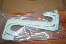 SOURCING MAP 8 PCS VINYL FENCE HOOKS, 2.4 X 6 INCH POWDER COATED FENCE HANGERS