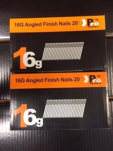 1000 mixed angled 16g nails - mixed,