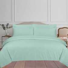 400TC 100% EGYPTIAN COTTON DUVET QUILT COVER SINGLE DOUBLE KING SIZE BED SHEETS