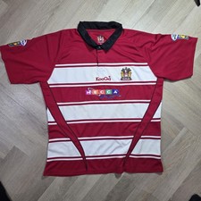 Vintage Wigan Warriors Rugby Shirt Mens 5XL Kooga 2010 2011 Top Kit Red