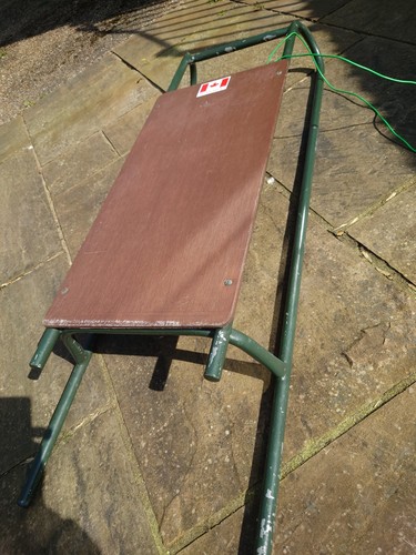 Vintage metal framed sledge - vintage, metal-framed