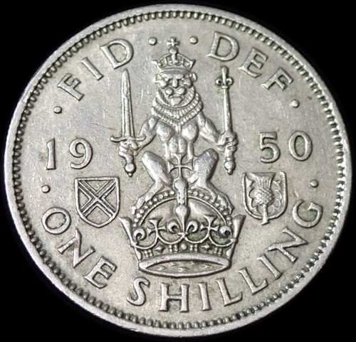 One shilling 1950 - one,