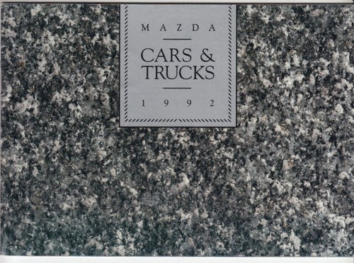 1992 mazda range - mazda, us