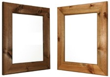 Large Wooden Picture Frames in Antique pine in dark and lite. Made In UK. New