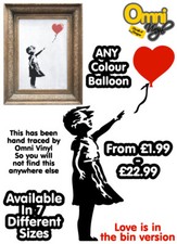 BANKSY GIRL WITH BALLOON LOVE