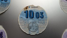 Rare Collectable old tax disc