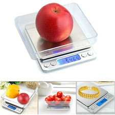 0.01G 500G DIGITAL KITCHEN SCALES COOKING FOOD WEIGHING WEIGHT ELECTRONIC LCD