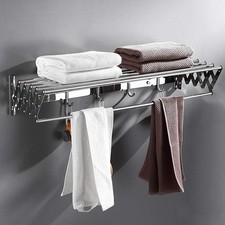 Wall mounted clothes rail - mounted,