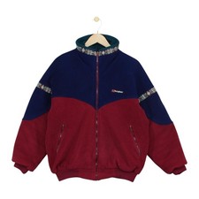 Vintage Berghaus Chinook Fleece Jacket Mens Size M Multicoloured 90s Patterned