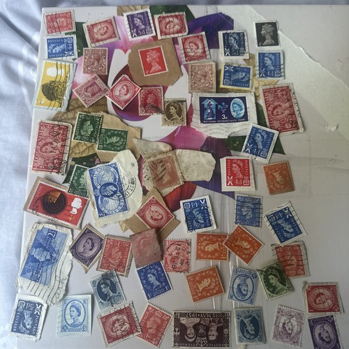 Old stamps franked - uk,