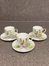 3 X Small Kutani Ware Vintage