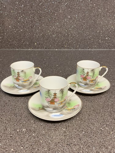 Small kutani ware - x, vintage
