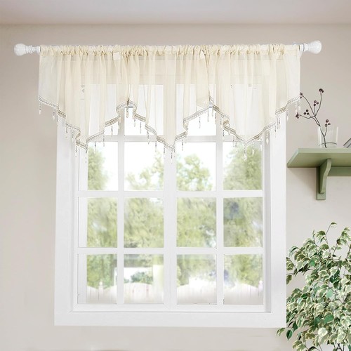 Molaxhome lace valance - lace, swag