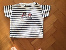 Weekend A La Mer White Striped Tshirt age 23 months 