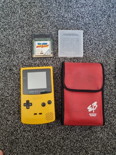 Nintendo game boy color yellow - game,