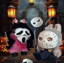 LABUBU Horror Jason Friday 13th Doll Costume Shoes Knife Mask NO DOLL In Stk
