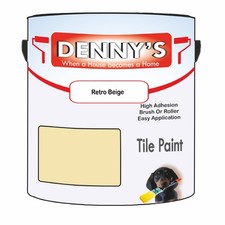 Dennys Tile Kitchen Tile Paint - Retro Beige