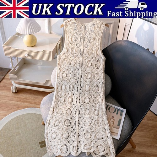Women boho crochet - crochet, vest