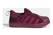 adidas Superstar 360 I - Burgandy- GX3261 Kids Slip On Uk 4k Kids