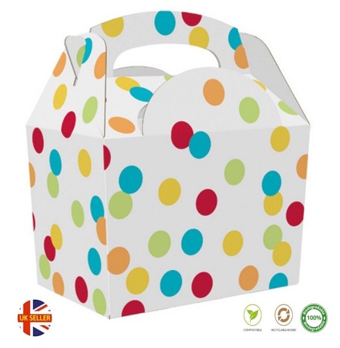 Spotty party food boxes - party, ~