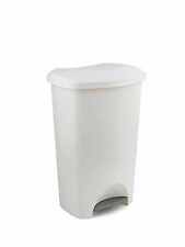 ADDIS 50L FOOT PEDAL BIN DUSTBIN PLASTIC RUBBISH PAPER WASTE KITCHEN OFFICE BINS