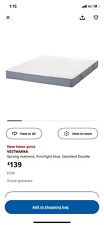 IKEA VESTMARKA Standard Double Mattress - Sprung - Firm - no defects