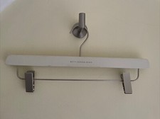 Rare Vintage Off White Betty Jackson Black Wooden Trouser Hanger