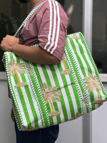 Handmade cotton quilted - cotton,