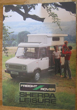 LEYLAND SHERPA FREIGHT ROVER AUTO-SLEEPER MOTORHOME BROCHURE. 4 PAGE.