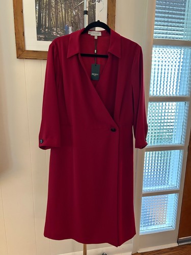 Hobbs london red wrap midi - hobbs,