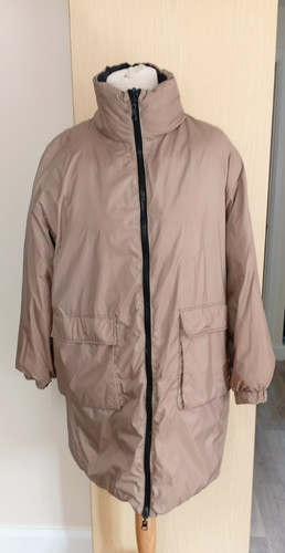 Zara puffa quilted coat - quilted,