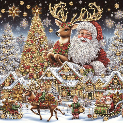 Christmas diy pearl - christmas, ,