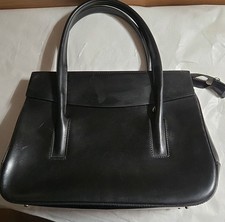 Women's Black Leather Handbag