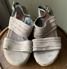 Russell & Bromley Taupe Suede
